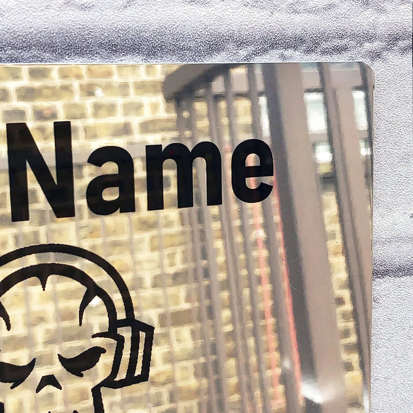 Personalised Metal Mirror Gamer Sign - Pro Gamer - shopquality4u