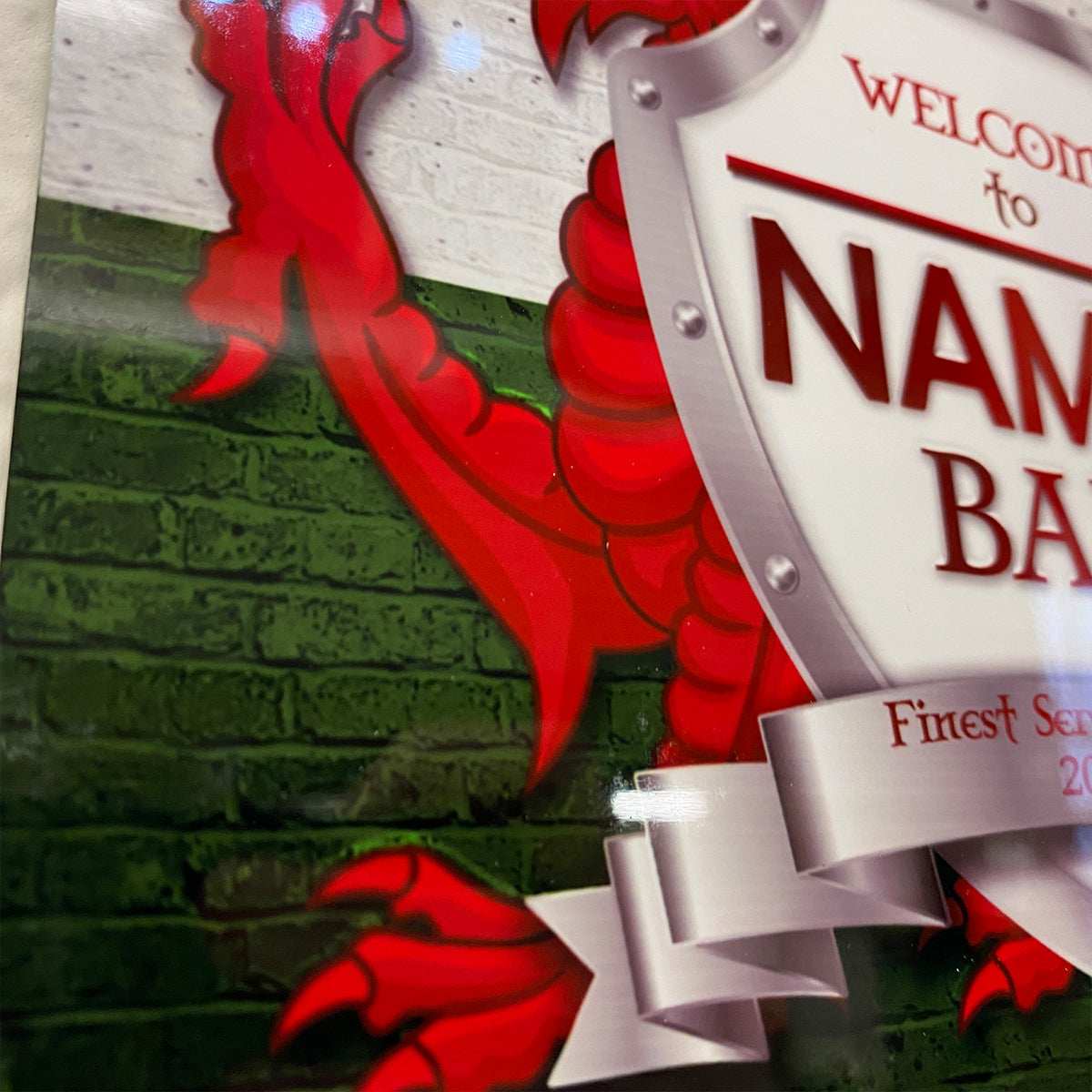 Welsh Flag Metal Sign - shopquality4u