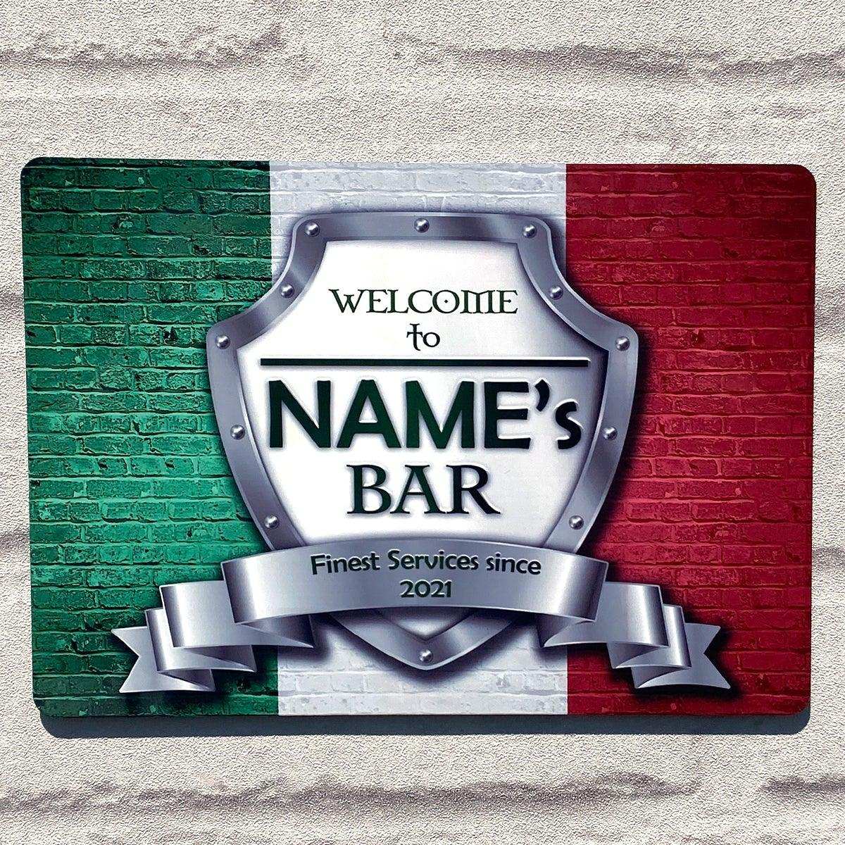Italian Flag Metal Sign - shopquality4u
