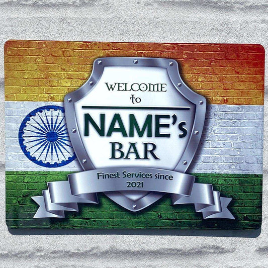 Indian Flag Metal Sign - shopquality4u